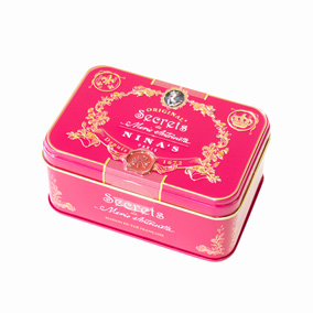 Royal box for tea カトルフリュイルージュ／ティーバッグ缶（10個入）
