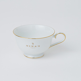 カップ＆ソーサー　2客セット　ゴールドライン 詳細画像