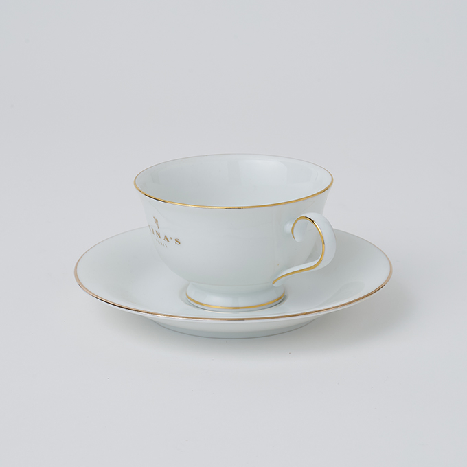 カップ＆ソーサー　2客セット　ゴールドライン 詳細画像 NO COLOR 3