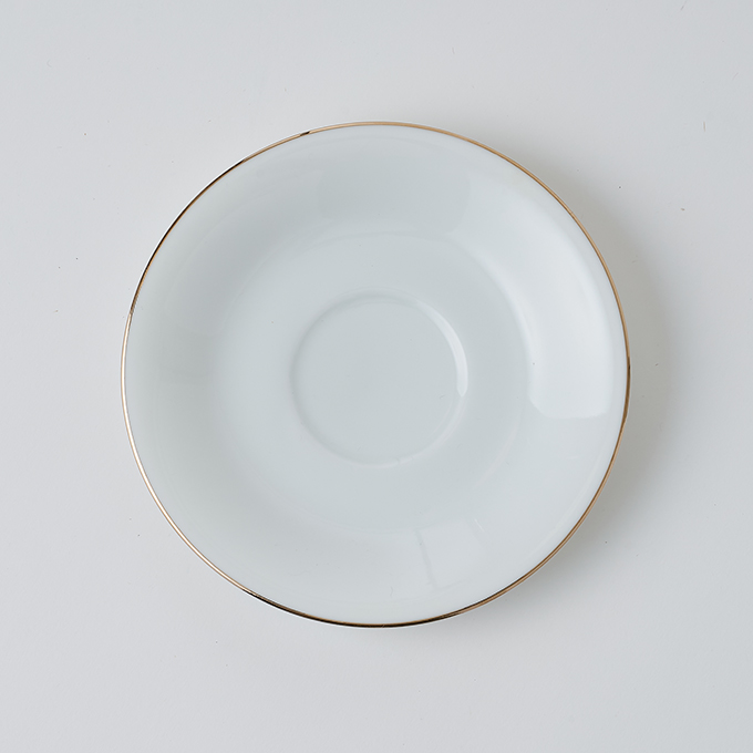 カップ＆ソーサー　2客セット　ゴールドライン 詳細画像 NO COLOR 9
