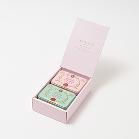 Royal box for tea&ドラジェ缶 専用ギフトBOX(2缶用) 詳細画像