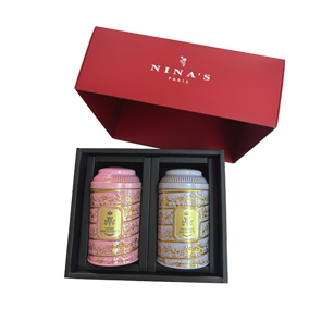 ニナス ギフトBOX　（リーフ100g　2缶用） 詳細画像